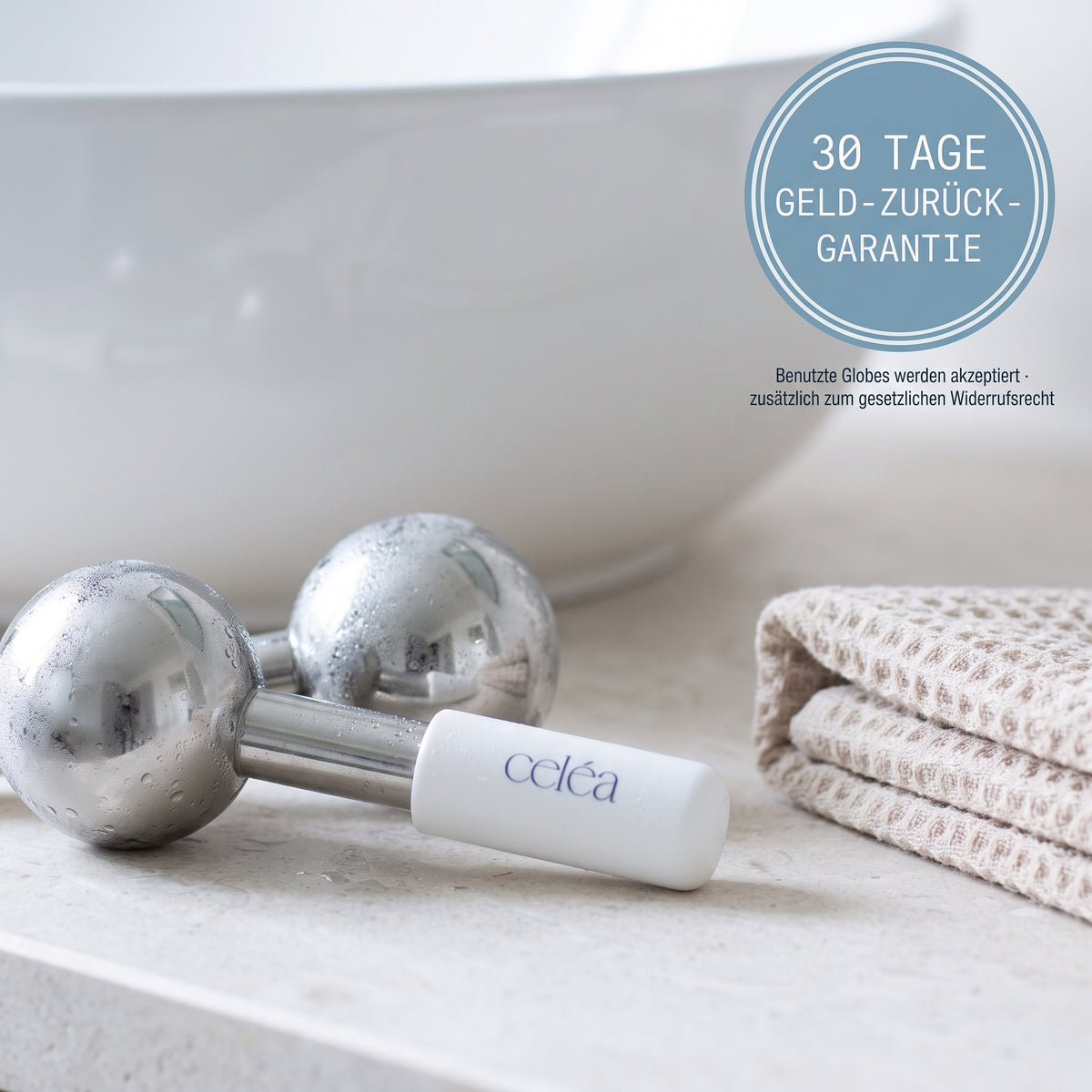 Celéa Ice Globes – 2er-Set aus Edelstahl