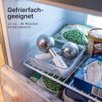 Celéa Ice Globes – 2er-Set aus Edelstahl