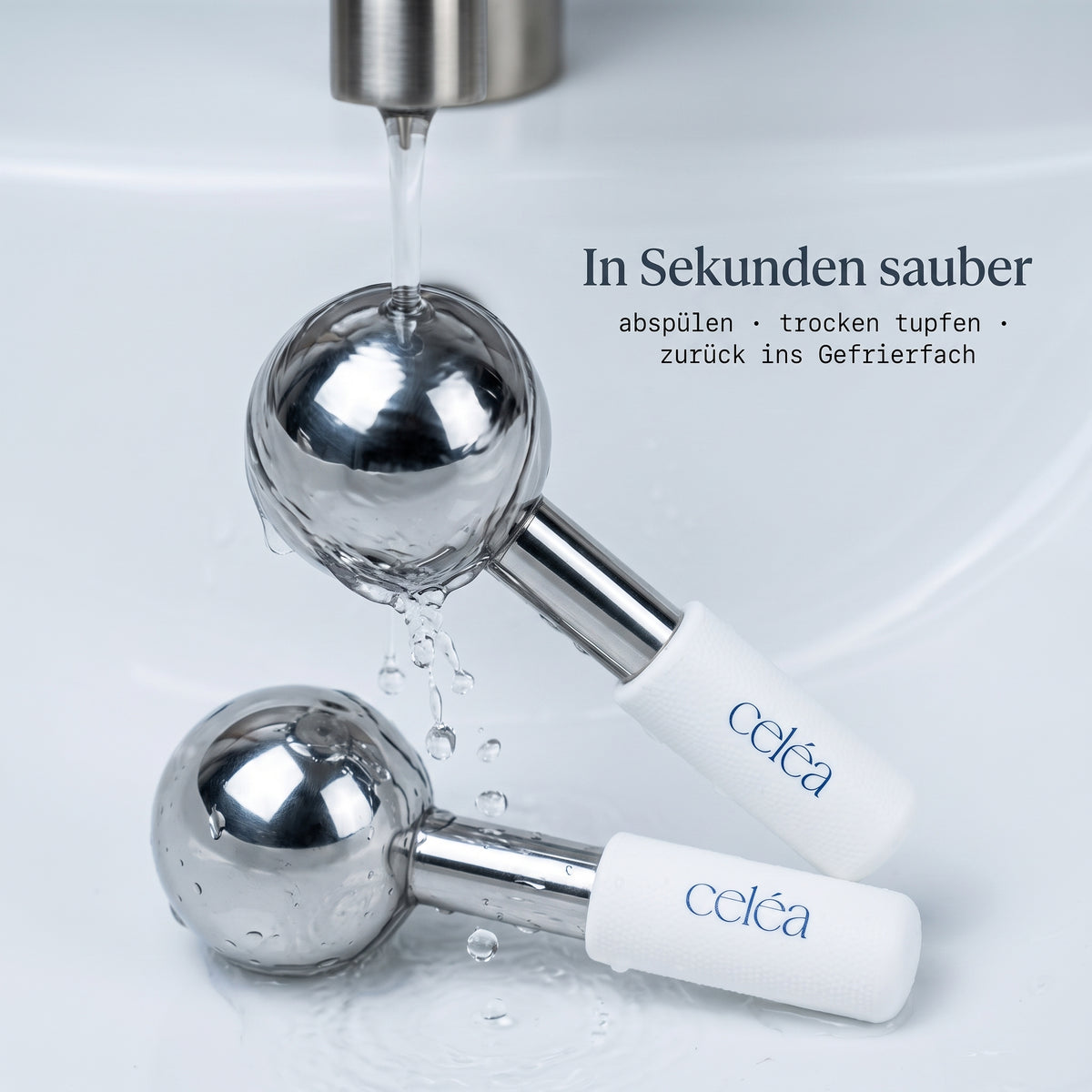 Celéa Ice Globes – 2er-Set aus Edelstahl
